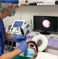 Traitement ORL laser à diode endonasale 30W 10W 980nm 1470nm fibre optique médical nasal polype sinus oreille nez gorge dispositif chirurgical