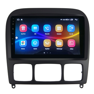 9インチAndroidカーラジオGpsナビゲーションステレオDVDプレーヤーSクラスW220 S280 S320 S350 S400 S430 S500 S600 1998-2005用 - Product Image 1