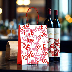 Bolsa de Regalo de Papel Kraft <span class=keywords><strong>Blanco</strong></span> Clásico, Ecológica, Biodegradable y Duradera, de 21*15*8cm, Personalizable, con Asa Perforada, para Baby Shower - Product Image 5