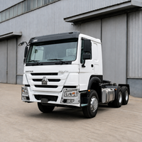 Camion tracteur d'occasion fiable Sinotruk HOWO 371 6X4 371HP Euro 2 Diesel LHD pour usage commercial lourd à vendre