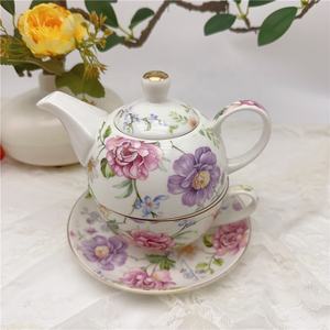 ชุดน้ำชาเครื่องเคลือบดินเผาจานเดียวชุดถ้วยชาเซรามิกมาใหม่2025 - Product Image 2