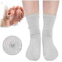 Chaussettes de mise à la terre, cage de Faraday, libération de l'électricité statique, fibre d'argent conductrice, électrode TENS/EMS, chaussettes de massage