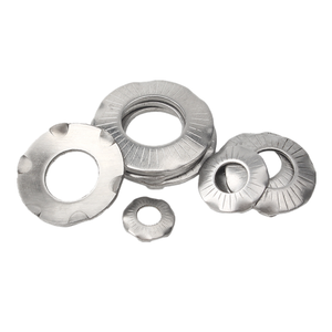 Rondelles de contact moletées à six griffes en acier au carbone DIN6795 SN70093 galvanisé, pour mise à la terre française, en acier au manganèse 65 - Product Image 3
