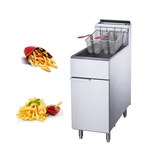 Dukers French Fries Oil Pot With Shelf Potato Chips fires Snack Machine Fryer