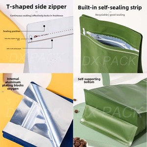 Sacchetti per Caffè Laminati di Grado Alimentare, Buste Personalizzate con Zip e Stampa per Piccoli Marchi di Caffè, Vendita al Dettaglio - Product Image 3