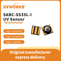Photodiode SiC UVWORKS SABC-SS35L-I SMD3535 230-360nm 1mm² pour la détection des gaz de combustion, de la qualité de l'eau et des arcs électriques