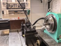 Torno CNC de Cama Plana Horizontal Automático con Husillo Hidráulico, Husillo Único, Capacidad Media, Alta Precisión, GSK 4 Ejes