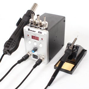 Nueva estación <span class=keywords><strong>de</strong></span> soldadura 8586 2-en-1 <span class=keywords><strong>de</strong></span> la soldadura eléctrica planchas aire caliente <span class=keywords><strong>pistola</strong></span> <span class=keywords><strong>de</strong></span> aire caliente 760W <span class=keywords><strong>SMD</strong></span> desoldadura <span class=keywords><strong>de</strong></span> soldadura Kit <span class=keywords><strong>de</strong></span> herramientas <span class=keywords><strong>de</strong></span> reparación - Product Image 2