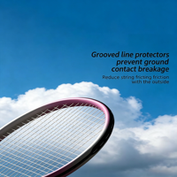 Raquettes de tennis Grand Slam Advanced Nanotech en fibre de carbone légères, pré-cordées, haute tension, taille 2 4 1/4 pouces, grip adulte