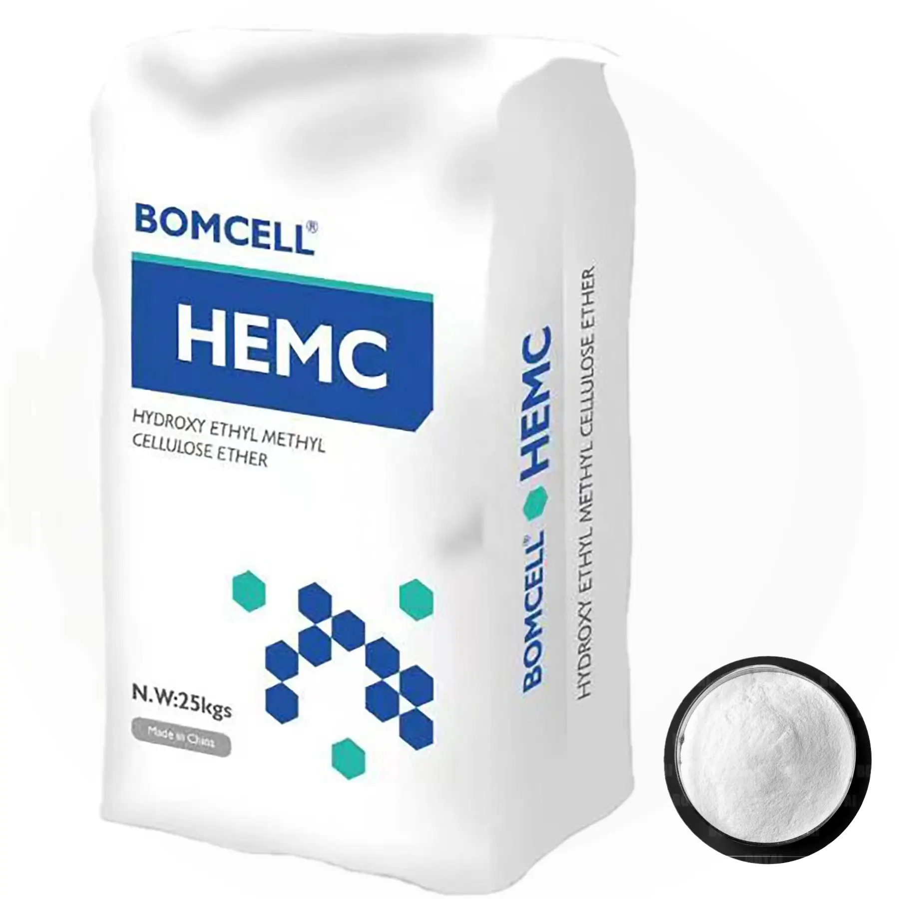 สารเคลือบเสริมสารเติมแต่งปิโตรเลียมสารลดแรงตึงผิว mhec สารเคมี HEMC ไฮดรอกซีไทลเมทิลเซลลูโลส (Hemc)