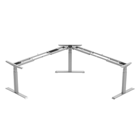 Bureau de direction moderne grand bureau d'ordinateur d'angle en forme de L