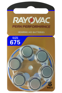 Piles auditives primaires au lithium <span class=keywords><strong>Rayovac</strong></span> pour Peak, toutes tailles 10, 13, 312, 675, zinc-air pour produits auditifs et auditifs - Product Image 6