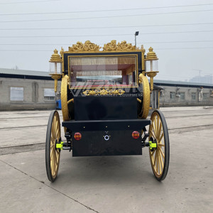 Luxury Four Wheels Custom size Wedding Golden Royal Carriage for Sale Wedding Horse Carriages - Product Image 2