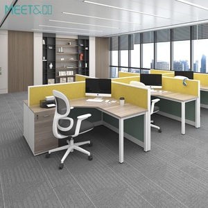 Modern Convertible Office Furniture Staff <b>Desk</b> and <b>Work</b> Station Direct Factory Sale Wooden Computer <b>Desk</b> - Product Image 2