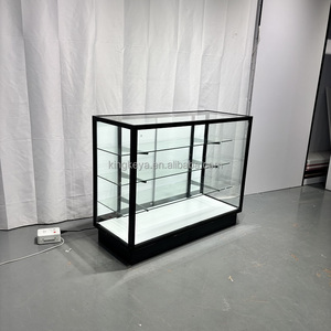 Vetrina Espositiva in Vetro HiKUYA OEM Personalizzata 6ft con Illuminazione LED per Negozio di Articoli per Fumatori - Product Image 4