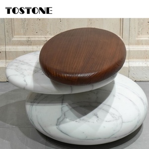 Chaise décorative Tostone en marbre naturel moderne, sculpture en <span class=keywords><strong>pierre</strong></span> massif pour sièges d'exception dans les hôtels de luxe, les villas et les atriums - Product Image 3