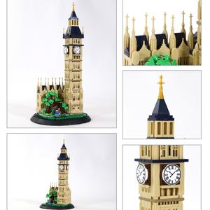 Meilleures ventes OEM en gros : Ensemble de la Tour Elizabeth, monument emblématique, avec des détails complexes et un magnifique fond de paysage urbain au coucher du soleil - Product Image 3