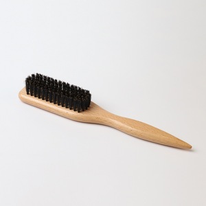 Brosse à poils de sanglier en hêtre la plus vendue, idéale pour éliminer les poils lâches, pour le soin des barbes et le coiffage masculin, logo gravable au laser - Product Image 1