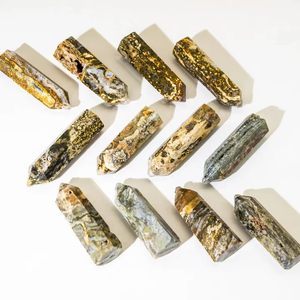 Torre de Cristal Natural de Alta Calidad, <span class=keywords><strong>Jaspe</strong></span> Oceánico, Piedra Curativa para Decoración del Hogar - Product Image 1