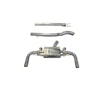 Knalpot Catback Valvetronic MPER untuk Mercedes A45 S W177 CLA45 S GLA45 S C118 2.0T Peningkatan Performa Bahan Stainless Steel