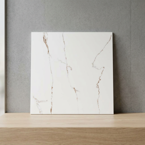 Cosmo Crema 60x60cm Nano Polished Porcelain Tiles Elegant Beige Marble Interior Floor Collection 8.5mm - Product Image 4