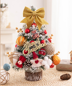 Nhân tạo Xmas cây trang trí bằng gỗ đứng <span class=keywords><strong>mini</strong></span> Cây giáng sinh trang trí cây giáng sinh nhỏ giáng sinh trang trí sản phẩm - Product Image 3