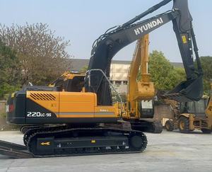 รถขุด220LC-9S ฮุนไดใช้แล้ว22ตันพร้อมเครื่องยนต์ดั้งเดิมและส่วนประกอบหลักสภาพดีลดราคาในเซี่ยงไฮ้ - Product Image 1