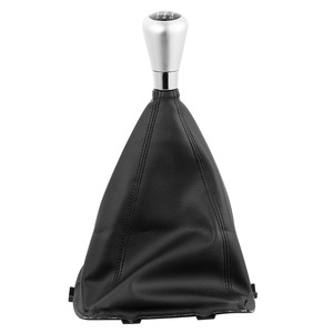 Great Wall H3 H5 Car Gear <b>Shift</b> <b>Knob</b> Dust Cover Leather Wrapped Silver Manual Transmission Accessory - Product Image 2