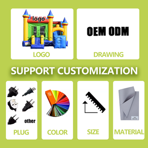 Bouncy Inflatable lâu đài chất lượng tốt thư bị trả lại nhảy nhà Bouncer PVC chơi nhà Combo Inflatable nhảy lâu đài - Product Image 5