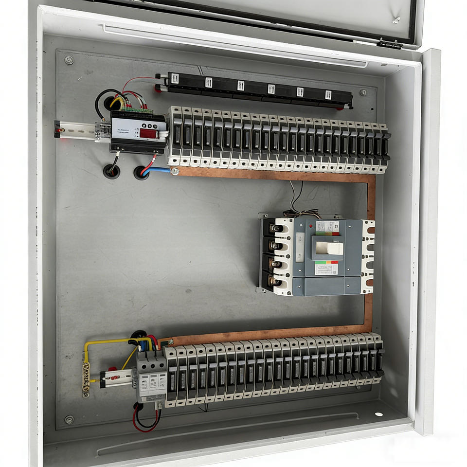 Solid Combiner Module 24-in-1 PV DC Combiner Box with Monitoring Module, Copper Busbar and ...