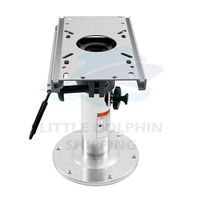 Base de piédestal de table réglable en aluminium Little Dolphin Marine Boat Yacht RV Caravan Yacht