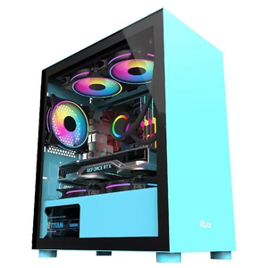 Boîtier <span class=keywords><strong>PC</strong></span> Micro ATX avec verre trempé Nouveau design de mode pour les joueurs Boîtier d'ordinateur de bureau pré-construit avec refroidissement par eau - Product Image 6