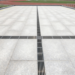 Современный наружный дренажный канал с инспекционным люком, водосточная труба, линейная решетка из нержавеющей стали, фильтр - Product Image 2