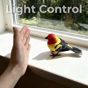 Juguete de Pájaro Interactivo con Sonido, Sensor de Luz, Melodía Relajante y Altavoz de Alta Calidad - Product Image 2