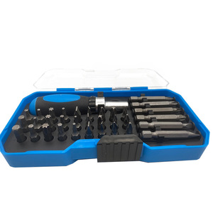 ชุดไขควงแบบมีด้ามจับ 34 ชิ้น ขนาด 1/4 นิ้ว ทำจากเหล็ก สำหรับซ่อมแซมและบำรุงรักษาในครัวเรือน - Product Image 1