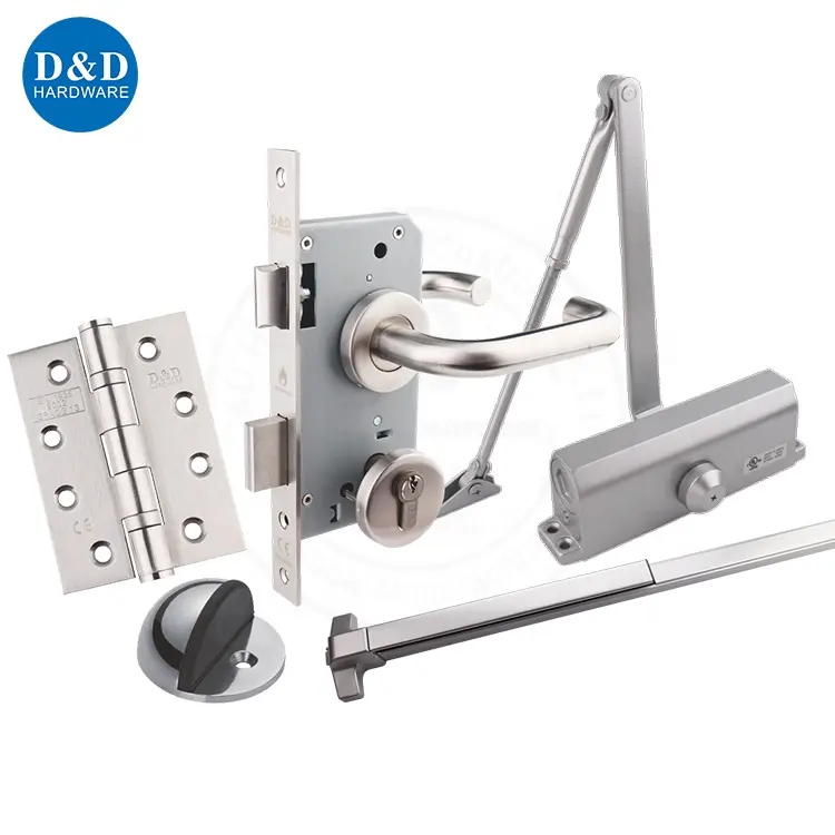 Ce Ul Fire Proof Scharnier Lock Exterieur Voordeur Accessoires Bouw Deur Hardware