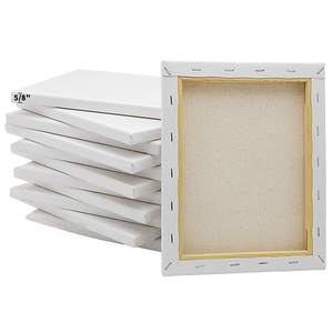 Toile d'artiste vierge en coton tendue 8x10 pouces pour <span class=keywords><strong>peinture</strong></span> à l'huile - Vente en gros - Product Image 1