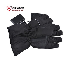 Guantes calefactables eléctricos negros, impermeables, con batería recargable de 2600mAh, con pantalla táctil, para invierno, para esquiar y ciclismo - Product Image 4