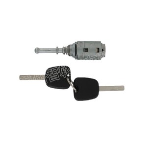 Citroen C2 Car Door <b>Lock</b> Cylinder 9170.T9 With 2 <b>Keys</b> Grey Cylindrical <b>Lock</b> - Product Image 1