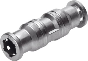 <strong>Crqs</strong>-12 Pneumatic Connector, <strong>Crqs</strong> Series, 130649, 12mm Push-in, Push-in for Plc - Product Image 1