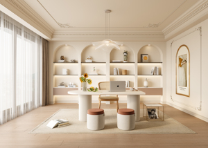 Vermont <strong>Custom</strong> Arched Bookcase Modern <strong>Cabinet</strong> With Color Antique Big Study Furniture Bookshelf <strong>Cabinet</strong> - Product Image 2