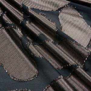 مصنع KEER مخصص TDJG797MA الشيفون الأورجانزا تول الشاش المنسوجة قماش الجاكار المعدني للسيارة/الستار مكافحة ساكنة - Product Image 2