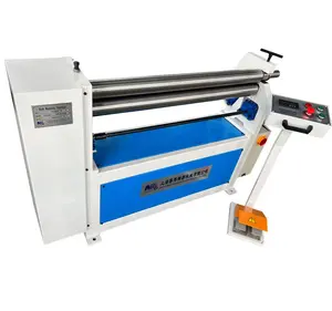 Manuelle 3 Rollen Kleines Blatt Rollenbiegemaschine, Kleine rutschwalzenmaschine, 3-Roller maschine