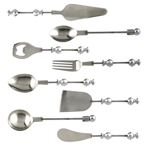 Accesorios de cocina en stock, decoración de cuentas DIY, cortador de Pizza con cuentas, cucharas, tenedores, utensilios, herramientas, juegos de vajilla con cuentas - Product Image 4