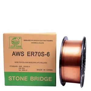 Prime Quality CO2 ER70S-6 welding wire Mig welding wire solid ER70S-6 solid steel MIG wire