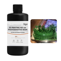 Resin Fotopolimer Kemurnian Tinggi WR-JC Vnici untuk Printer 3D Perhiasan dengan Pengerasan UV, untuk Printer 3D SLA DLP MSLA, Dapat Dicetak Lilin