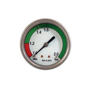 Fabrieksdirecte verkoop 1 BAR tot 2 BAR 60MM wijzerplaatbuis lengte 122mm <span class=keywords><strong>SF6</strong></span> gasdichtheid manometer drukmeter - Product Image 1
