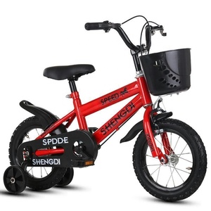 Neues Kinder fahrrad mit Zusatz rädern Outdoor Play Bike Safe Travel Kinder fahrrad mit Kunststoff korb - Product Image 2