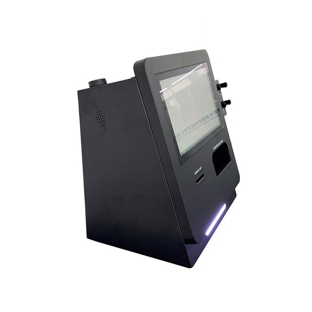 Automatic Self-Check-In Hotel Key Card Dispenser Kiosk Cash Payment Service Equipment
