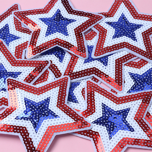 Parche de lentejuelas 3D de fútbol americano para bordado DIY Parches de hierro de PVC personalizados para ropa y bolsos Diseño de lentejuelas marrones - Product Image 1